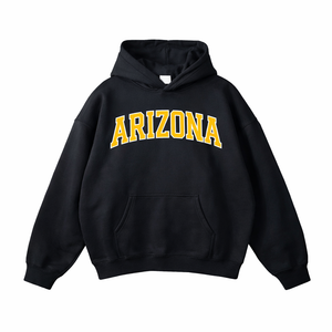 Arizona State Pride Hoodie in Black / Yellow