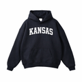 Kansas State Pride Hoodie in Black / White