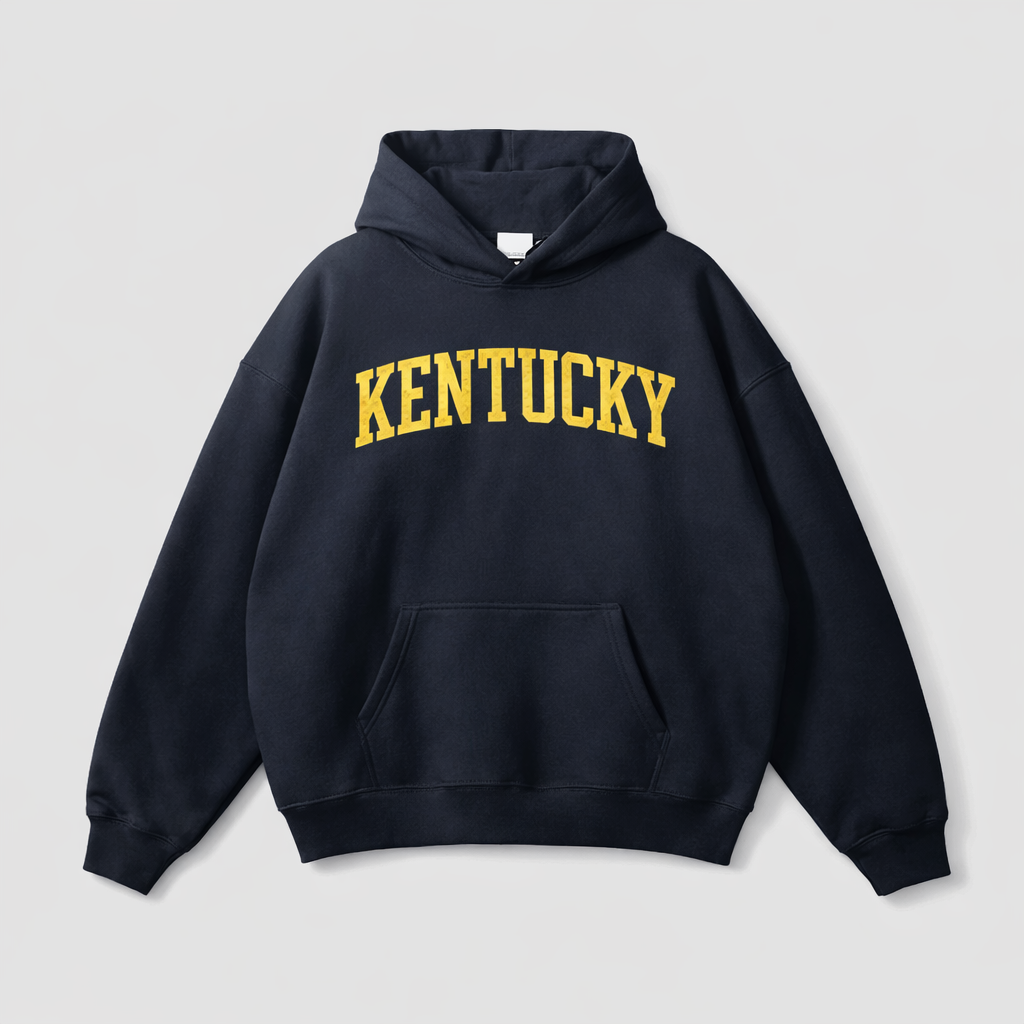 Kentucky State Pride Hoodie in Black / Cream