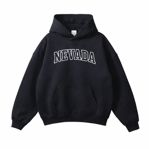 Nevada State Pride Hoodie in Black / White
