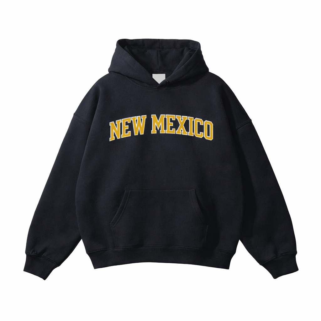 New Mexico State Pride Hoodie in Black / Yellow