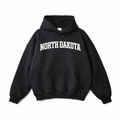 North Dakota State Pride Hoodie in Black / White