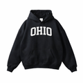 Ohio State Pride Hoodie in Black / White