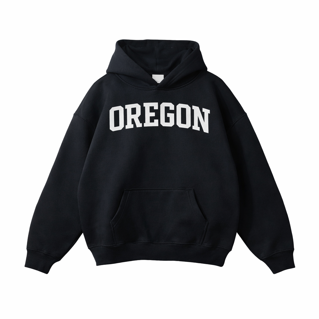 Oregon State Pride Hoodie in Black / White