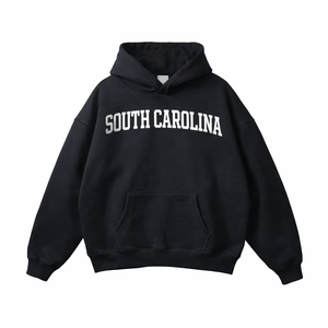 South Carolina State Pride Hoodie in Black / White
