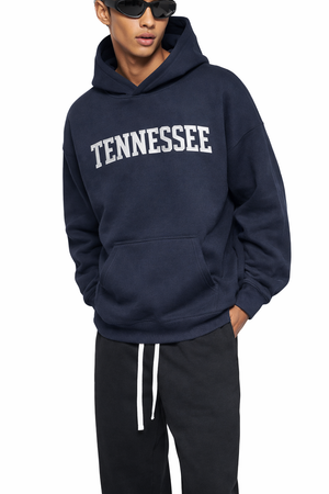 Tennessee State Pride Hoodie in Black / White — lifestyle 2
