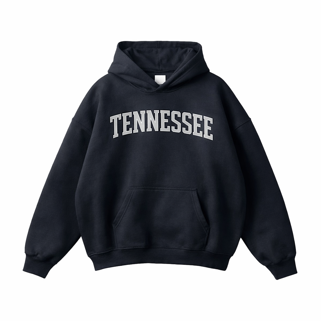 Tennessee State Pride Hoodie in Black / White