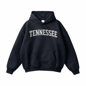 Tennessee State Pride Hoodie in Black / White