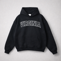 Virginia State Pride Hoodie in Black / White