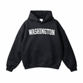 Washington State Pride Hoodie in Black / White