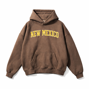 New Mexico State Pride Hoodie in Brown / Gold