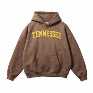 Tennessee State Pride Hoodie in Brown / Cream