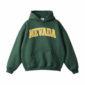 Nevada State Pride Hoodie in Eden Green / Gold