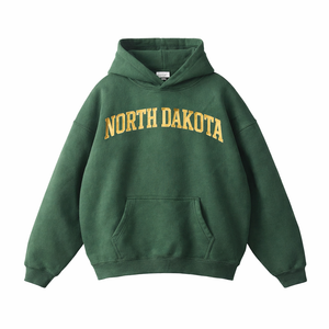 North Dakota State Pride Hoodie in Eden Green / Sand