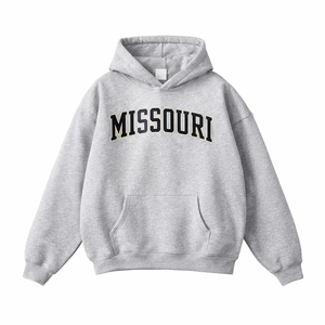 Missouri State Pride Hoodie in Flower Gray / Navy