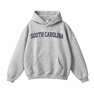 South Carolina State Pride Hoodie in Flower Gray / Navy