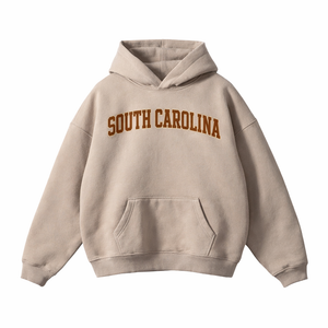 South Carolina State Pride Hoodie in Gray Apricot / Brown