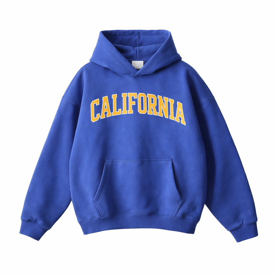 California State Pride Hoodie in Klein Blue / Gold