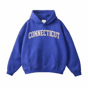 Connecticut State Pride Hoodie in Klein Blue / Cream