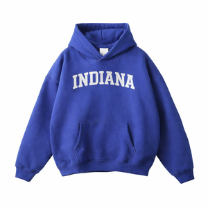 Indiana State Pride Hoodie in Klein Blue / White
