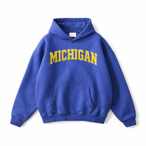 Michigan State Pride Hoodie in Klein Blue / Gold