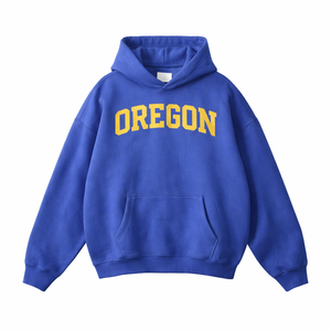 Oregon State Pride Hoodie in Klein Blue / Cream