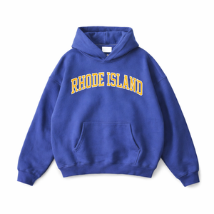 Rhode Island State Pride Hoodie in Klein Blue / Gold
