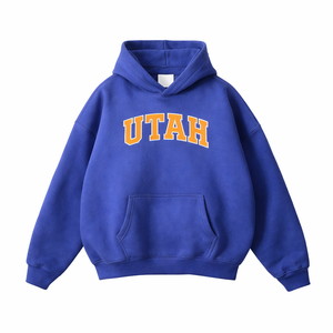 Utah State Pride Hoodie in Klein Blue / Gold