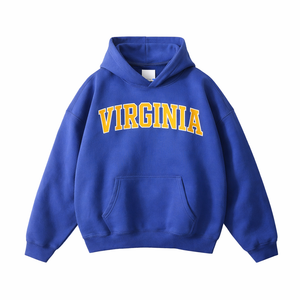 Virginia State Pride Hoodie in Klein Blue / Gold