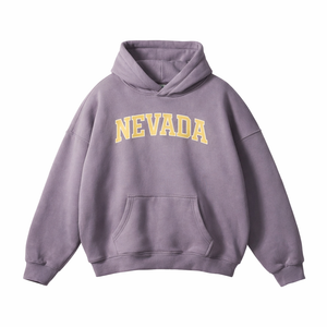 Nevada State Pride Hoodie in Light Purple / Cream