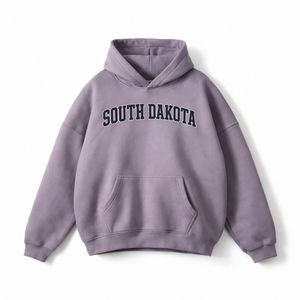 South Dakota State Pride Hoodie in Light Purple / Navy