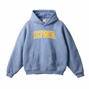 Iowa State Pride Hoodie in Medium Blue / Gold