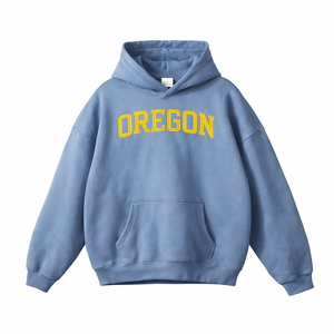Oregon State Pride Hoodie in Medium Blue / Cream