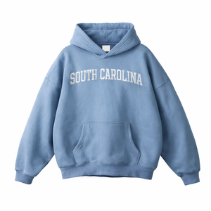 South Carolina State Pride Hoodie in Medium Blue / White