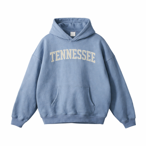 Tennessee State Pride Hoodie in Medium Blue / White