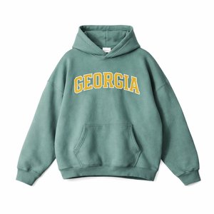 Georgia State Pride Hoodie in Medium Green / Gold
