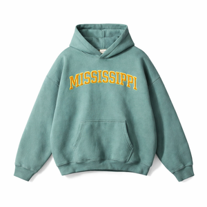 Mississippi State Pride Hoodie in Medium Green / Gold
