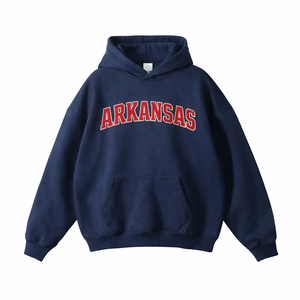 Arkansas State Pride Hoodie in Navy / Cardinal Red