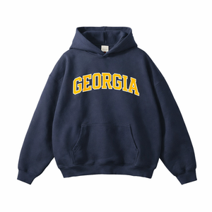 Georgia State Pride Hoodie in Navy / Gold