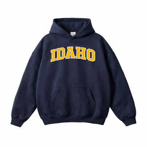 Idaho State Pride Hoodie in Navy / Gold
