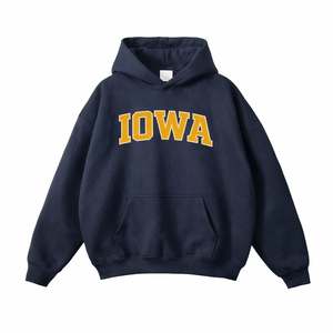 Iowa State Pride Hoodie in Navy / Gold