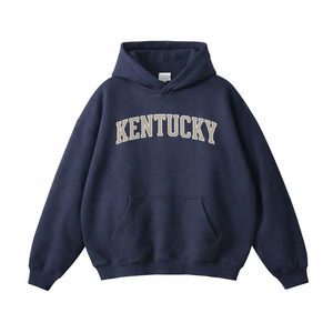 Kentucky State Pride Hoodie in Navy / Gray