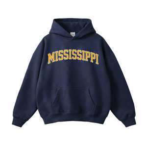 Mississippi State Pride Hoodie in Navy / Gold