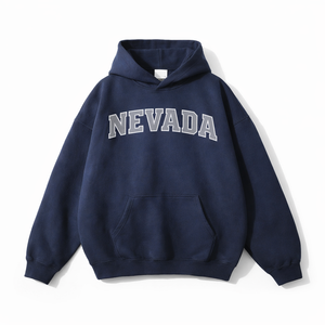 Nevada State Pride Hoodie in Navy / Light Gray
