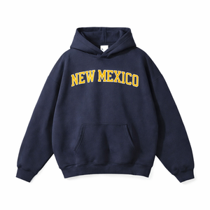 New Mexico State Pride Hoodie in Navy / Yellow