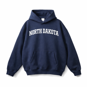 North Dakota State Pride Hoodie in Navy / White