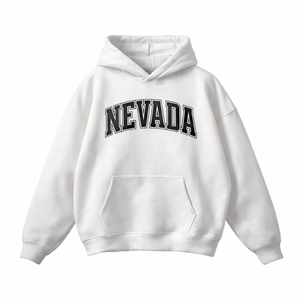 Nevada State Pride Hoodie in White / Black