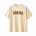 Idaho State Pride T-Shirt in Cream / Brown
