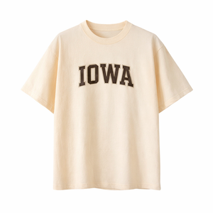 Iowa State Pride T-Shirt in Cream / Brown