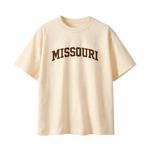 Missouri State Pride T-Shirt in Cream / Brown